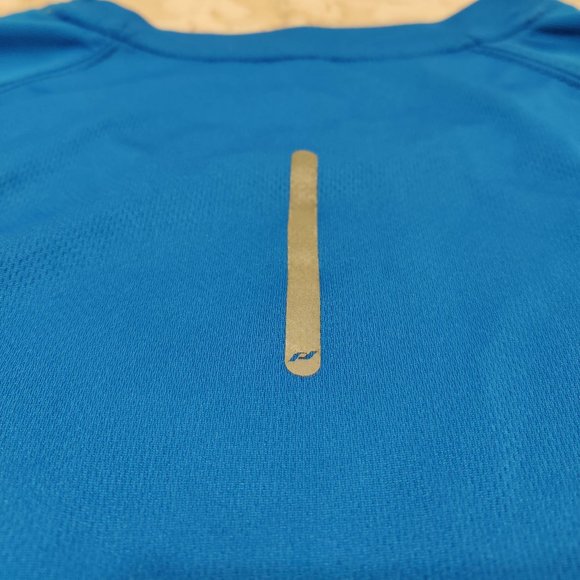 "RUN FAST" Pro Touch Dry-Plus T-Shirt Blue, Large - Picture 7 of 13